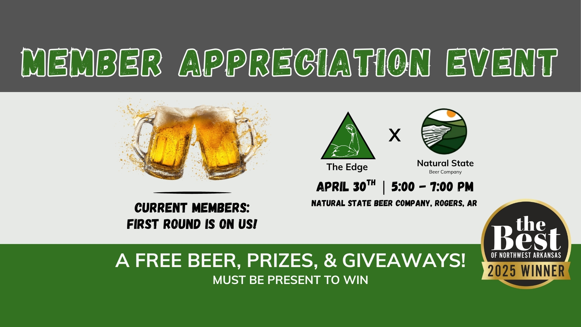 The Edge Member Appreciation Event in Rogers AR